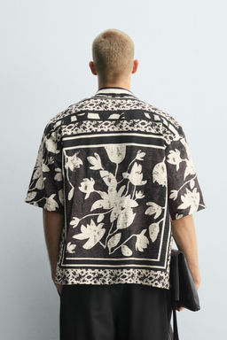 LEAF PRINT SHIRT - Zara фото 3
