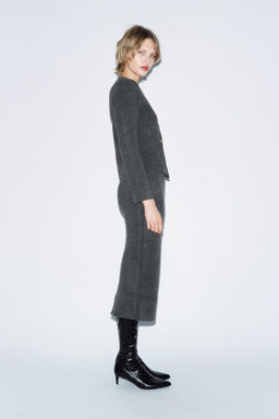 PLAIN KNIT CARDIGAN - Zara фото 3