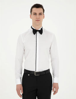 Beyaz Slim Fit Smokin G_mlek