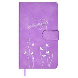 Ежедневник недатированный ESCALADA, А6+, 120 л., арт. 64039/ 20 БЕЙБИСКИН СИРЕНЕВЫЙ (кожзам: 110х1