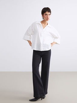 Wideleg Kad?n Jean Pantolon