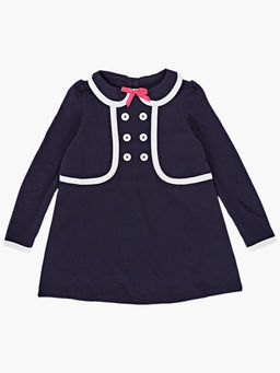 Платье для девочки UD 1407 т.синий - Mini maxi фото 7