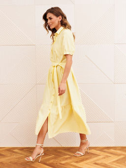 Платье Gizart 5126/2 сливочное масло  фото 4