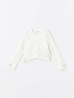 Bisiklet Yaka K?z ?ocuk Ti??rt