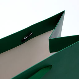 Пакет подарочный ламинированный «Зелёный», 26×32×12 см