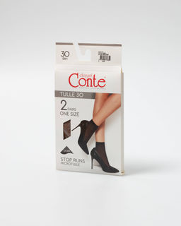 Цена за 2 пары. Носки Классические CONTE TULLE (2 пары) Носки женские bronz - Conte elegant фото 3
