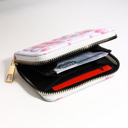 Кошелёк детский «Мишутка», на молнии, белый