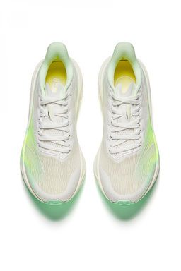 Кроссовки для бега Бежевый/Неоново-зеленый