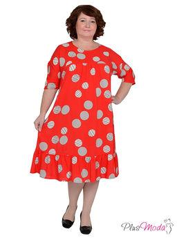 Платье Модель №632 размеры 44-84 - Plusmoda фото 3