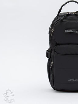 Рюкзак мужской текстильный 15073 black Aotian в Новосибирске