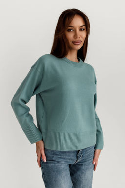 4103 ТЕМНО-БЕЖЕВЫЙ СВИТЕР - Karolina фото 6