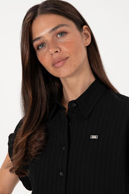 Kad_n Siyah _izgili K_sa Kollu G_mlek Sepette S_rpriz _ndirim - U.s. polo assn фото 2