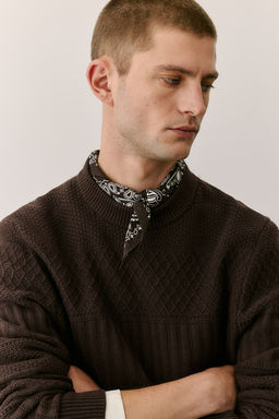 Regular Fit Textured-knit jumper - H&m фото 4