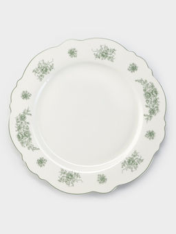 Тарелка WY Emerald Essence, d=26.5 см, фарфор, белая