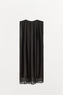 STRAPLESS MIDI DRESS