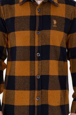 Мужская темно-синяя рубашка с длинным рукавом Неожиданная скидка в корзине - U.s. polo assn фото 6