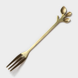 Креманка, d=10 см, с вилкой h=13 см, керамика, бамбук, белая - Simaland фото 3