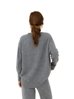 Джемпер женский из кашемира 1121 серый