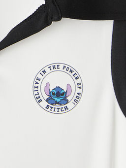 Polo Yaka Stitch Nak??l? K?z ?ocuk Elbise