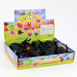 Цена за 12 шт. Антистресс игрушка - прикол «Паук», мялка с гидрогелем, МИКС