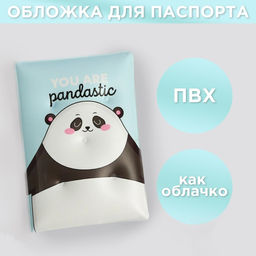 Воздушная паспортная обложка-облачко Hello pandastic winter
