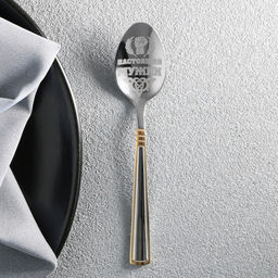 Ложка чайная с гравировкой Настоящий мужик, 3 х 14 см - Семейные традиции фото 2