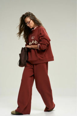 Свитшот базовый Over Terracotta - Erist store фото 3