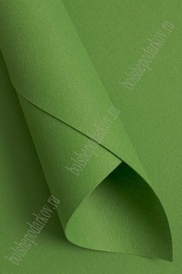 Фетр жесткий 1,2 мм, Корея Solitone 40*55 см (5 шт) травяной №865