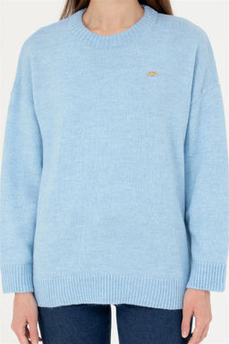 Женский синий свитер - U.s. polo assn фото 6