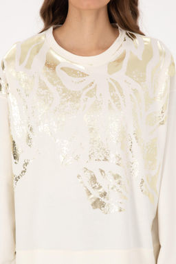 Kad_n Krem Sweatshirt - U.s. polo assn фото 6