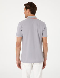 A__k Gri Slim Fit Polo Yaka Ti__rt - Pierre cardin фото 5
