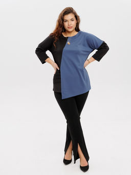 Туника женская Т-143 (нейлон г/к) Индиго - Elenatex фото 30