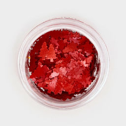 Глиттер пищевой фигурный елки красные - Кондимир фото 2