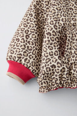 REVERSIBLE ANIMAL PRINT BOMBER JACKET - Zara фото 5
