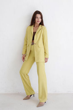 10315 Костюм брючный светло-лаймовый
