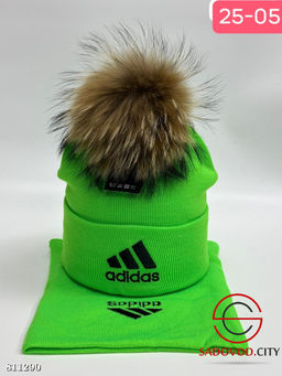 Комплект 2в1, включает шапку и снуд - Bruno фото 14