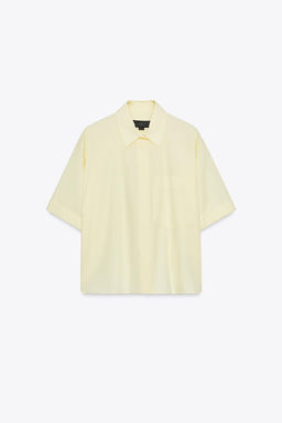 POPLIN SHIRT WITH POCKET - Zara фото 6