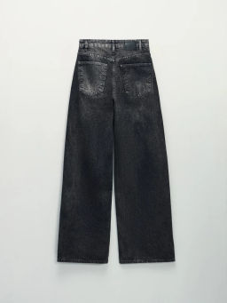 Джинсы wide leg с высокой посадкой / Zarina  фото 3