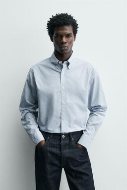 REGULAR FIT CHECK SHIRT - Zara фото 2