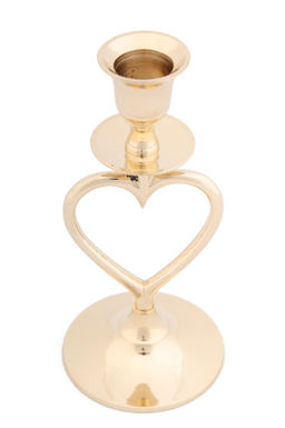 Подсвечник № П2991/1 Сердце SMALL (полиш) 2шт/упак - Ганг фото 2