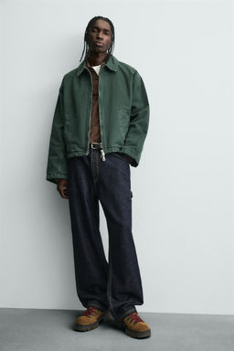 CROPPED DENIM JACKET - Zara фото 6