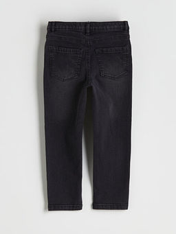Beli Lastikli Slim Fit Erkek ?ocuk Jean Pantolon