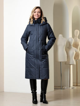 25417 Пальто т.синий - Dizzyway фото 2