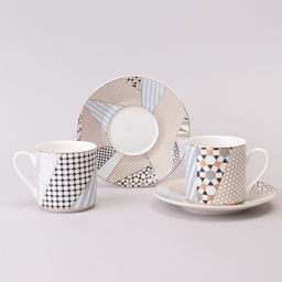 КОФЕЙНЫЙ НАБОР LEFARD TOP STYLE НА 2 ПЕР. 4 ПР. 180 МЛ