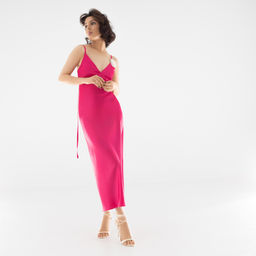 Платье из шелка, Очарование роскоши (pink)