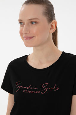 Kad_n Siyah Ti__rt Sepette S_rpriz _ndirim - U.s. polo assn фото 2
