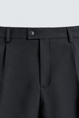 100% WOOL ORIGINS SUIT TROUSERS - Zara фото 15