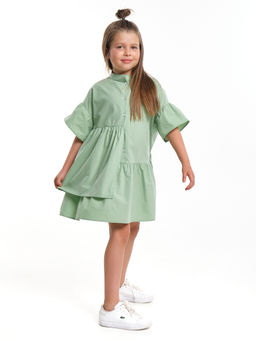 Платье Рубашка летнее хлопковое UD 7935 фисташка - Mini maxi фото 12