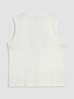 Bisiklet Yaka Bask?l? Erkek ?ocuk Atlet