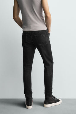 RIPPED SKINNY FIT JEANS - Zara фото 40